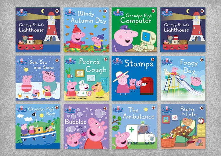 Peppa Pig Book Covers