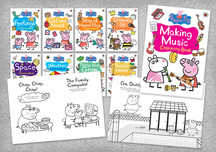 Peppa Pig Colouring Books