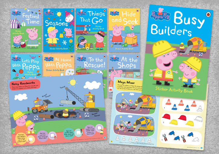 Peppa Pig Busy Builders Books