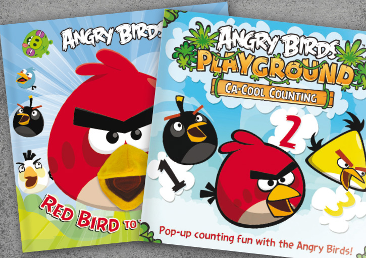 ANFRY BIRDS CHARACTER PUBLISHING BOOK COVERS