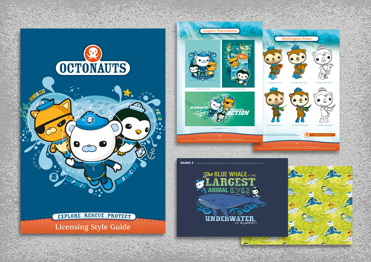 octonauts style guide cover and pages
