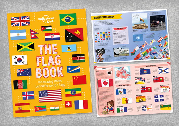 THE FLAG BOOK COVER AND SPREADS