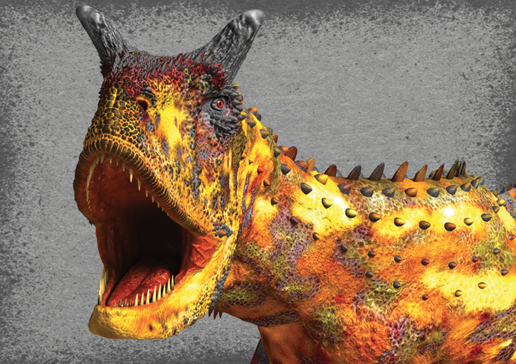 carnotaur 3d model dinosaur