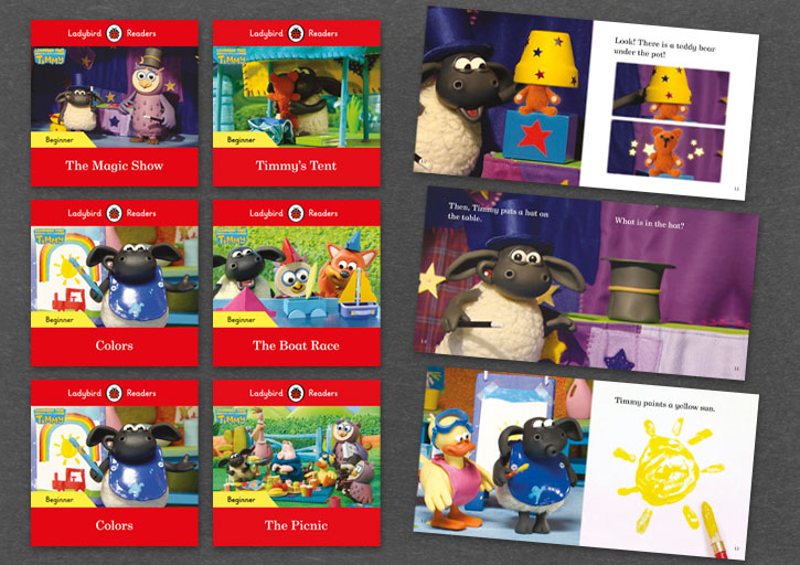 TIMMY TIME BOOK COVERS AND SPREADS