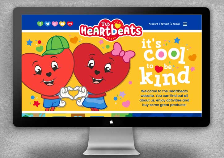 Heartbeats website homepage